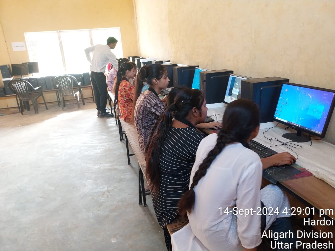 Computer training classroom at SICSM centre