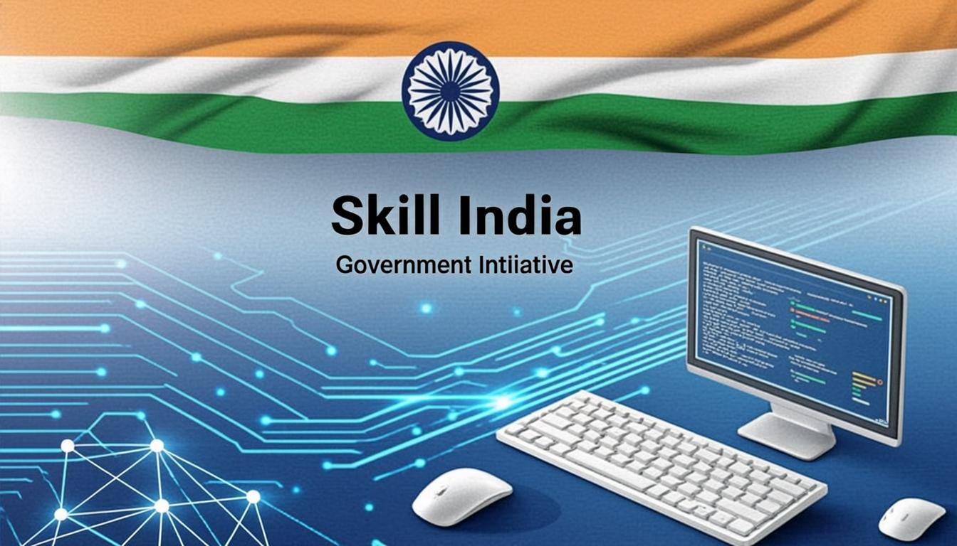 Skill India government initiative for computer education and training